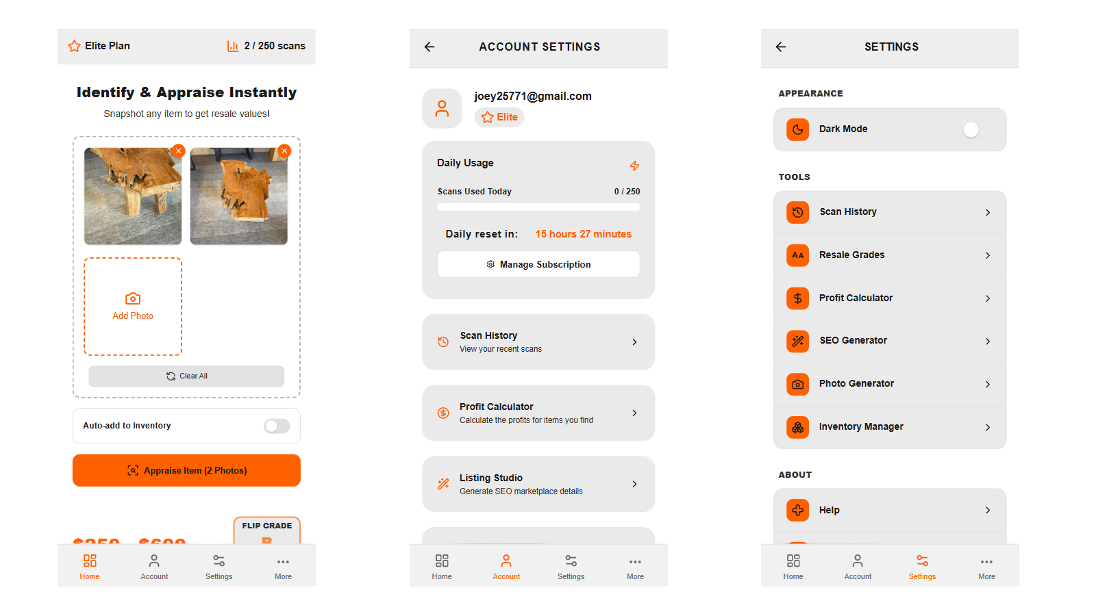 AI Image Analyzer Mobile App